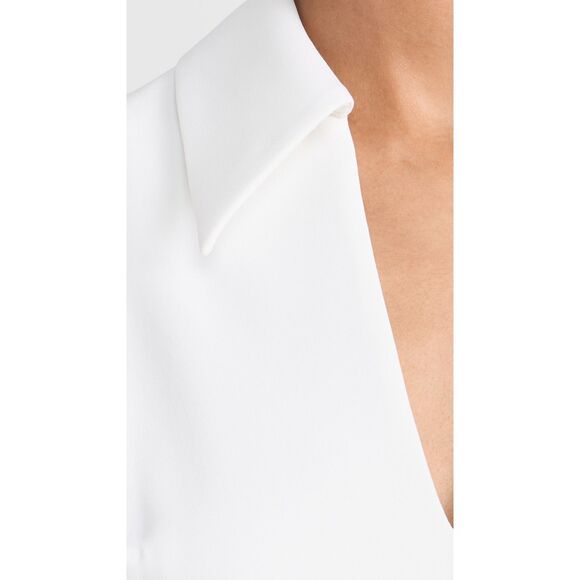 NWT Amanda Uprichard Augusta Sleeveless Mini Tennis Dress in White & Orange Sz S - Picture 7 of 16